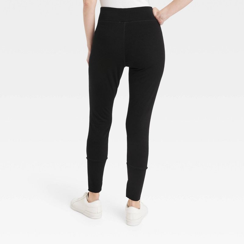 Women's Drawstring High Waisted Lounge Leggings - A New Day™, 2 of 5