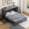 TiramisuBest Queen Size Murphy Bed with Built-In Charging Station - 2 of 4