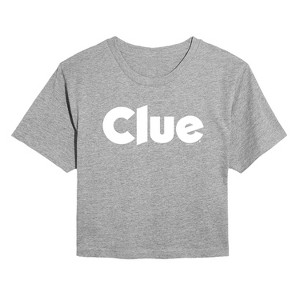 Women's - Clue - Clue Logo Cropped Graphic T-Shirt - 1 of 4