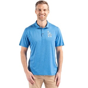 Los Angeles Dodgers Cutter & Buck Coastline Epic Comfort Recycled Mens Polo - 1 of 1