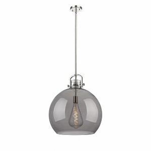 Newton Sphere - 1 Light Stem Hung Pendant In Industrial Style-22.5 Inches Tall and 18 Inches Wide - 1 of 1