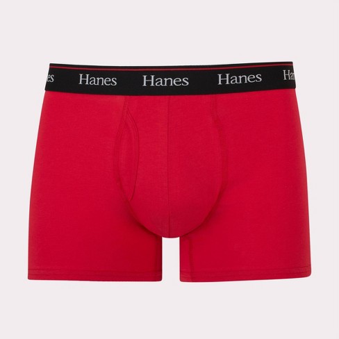 Hanes Originals Premium Men's Trunks - Red L : Target