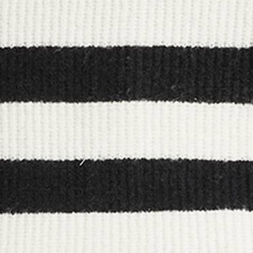 Black/Cream Striped