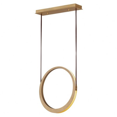 ET2 Lighting Tether 1 - Light Pendant in  Natural Aged Brass