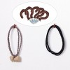 Unique Bargains Metal Screw-in Cup Ceiling Hooks with Vinyl Coated Brown 1/2 Inch 50 Pcs - 3 of 4