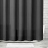 mDesign Cotton Waffle Weave Fabric Shower Curtain - image 3 of 4