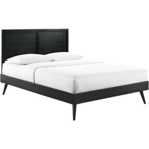 Modway Marlee Full Wood Platform Bed With Splayed Legs - 1 of 3