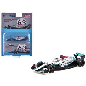 Mercedes-AMG F1 W13 E Performance #63 F1 "Belgian GP" (2022) "Global64" Series 1/64 Die Cast Model Car by Tarmac Works - 1 of 3