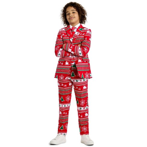 Opposuits Boys Christmas Suits Winter Wonderland Red Size 8 Years Target