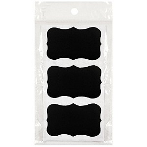 Wrapables Set of 36 Chalkboard Labels / Chalkboard Stickers - 1 of 3