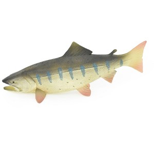 Collectible Wildlife Gifts | Salmon, Toy, King, Chinook, Fish,  Realistic Rubber Figure, Model, Animal, Hand Painted Figurines,    6"    CH033 BB74 - 1 of 4