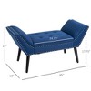 NicBex Storage Bench Mid-Century Modern Upholstered Ottoman Bench for Bedroom, Entryway - 2 of 4