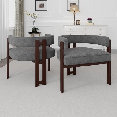 Vatros Modern Accent Chair Teddy Upholstered Armchair