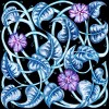 Women's Design By Humans Ipomea Flower - Morning Glory By Timone Racerback Tank Top - 2 of 3