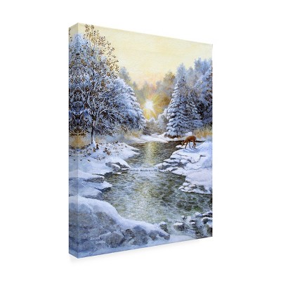 Trademark Fine Art -Russell Bentley 'The Gift' Canvas Art