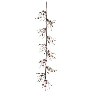 Transpac Foam 58 in. Multicolor Harvest Gentle Acorn Garland - 1 of 2
