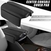 Unique Bargains Center Console Armrest Pad Cover for Nissan Rogue 2021-2023 Black 2 Pcs - 2 of 4