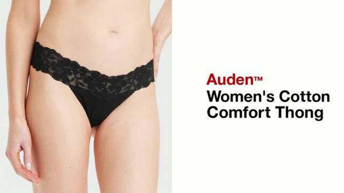Women's Cotton Comfort Thong - Auden™, 2 of 6, play video