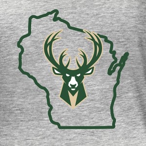 NBA Milwaukee Bucks Women's Short Sleeve Burnout Scoop T-Shirt - 1 of 4