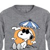 Boys' - Peanuts - Snoopy's Beach Day Long Sleeve Graphic T-Shirt - 2 of 4