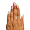 Olive & June Press-On Medium Oval Fake Nails - Neon Multi French - 42ct - 3 of 4