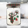 Courtside Market ‘Tis The Season Candle Collection ~ Peppermint 26oz Soy Candle Apothecary Jar with Decorative Tin Lid - 2 of 3