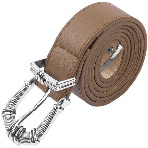 INSPIRE CHIC Women's Personality Buckle Popular Fashion Versatile Decorative Belt for Dresses Blouse - 1 of 4