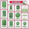 BAKKEN Kitchen Baking Pan Set - Nonstick Green Marble Coating, Carbon Steel Bakeware Sets, Oven Safe (Up To 450° F), Set of 18 - 2 of 4