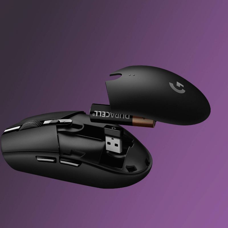 Logitech G305 Lightspeed Wireless Optical 6 Programmable Button Gaming Mouse - Black, 5 of 11