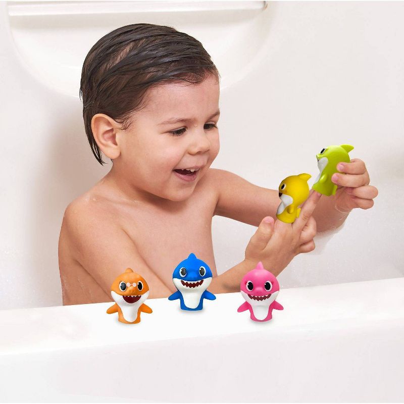 Baby Shark Finger Puppets and Bath Squirter - 7pc, 4 of 10