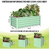 coucheta 6x3x1FT Planter Raised Beds , Upgraded-Quality Raised Bed with Open Base and Safe Edge, Outdoor Planter for Flowers and Plants - 2 of 4