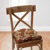 Gripper 17" x 17" Non-Slip Large Ovation Pattern Tufted Chair Cushions Set of 2: Indoor Kitchen Seat Cushions, Polyester - 2 of 3