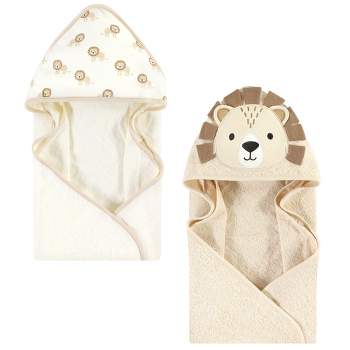  Comfy Cubs 2 Pack Baby Hooded 9 Layer Muslin Cotton Towel for  Kids, Large 32” x 32”, Ultra Soft, Warm, and Absorbent. Baby Essentials  Bath Towels, Cute Unisex for Girls
