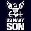 Men's United States Navy Official Eagle Logo Son T-Shirt - image 2 of 4