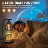 FAAYFIAN Adjustable Candle Warmer Lamp with Timer,Wood Base Metal Shade,Birthday Gifts for Women Mom - 4 of 4