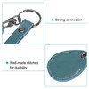 Unique Bargains Leather Keychain Blanks with Key Rings for DIY Laser Engraving 2 Pcs - 4 of 4