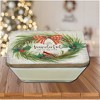 Courtside Market Cardinal Wreath 6.5x6.5 Artboard Lid & 20oz Candle Set - 2 of 4