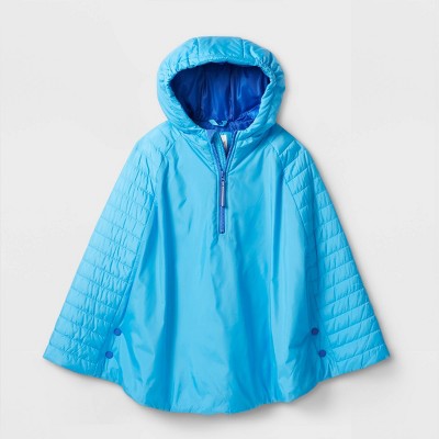 Kids' Adaptive Quilted Jacket - Cat & Jack™ Bright Blue