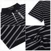 Men's Casual Golf Polo Shirts Athletic T Shirt Long Sleeve Wicking Quick Dry Slim Fit Cotton Sports - 4 of 4