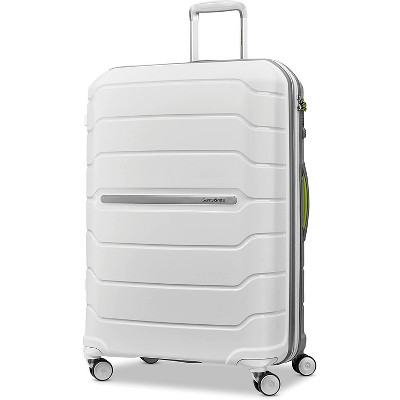 Samsonite Freeform 28" Large Spinner Luggage, White/Grey