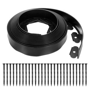 Unique Bargains Flexible Durable Maintenance-Free DIY Landscape Edging 1 Pc - 1 of 4