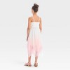 Zenzi Girls' Sleeveless Lace Ombre Dress - Ivory/Blush Pink - 2 of 3