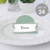 Big Dot of Happiness Sage Green Elegantly Simple - Guest Party Favors Tent Buffet Card - Table Setting Name Place Cards - Set of 24 - 2 of 4