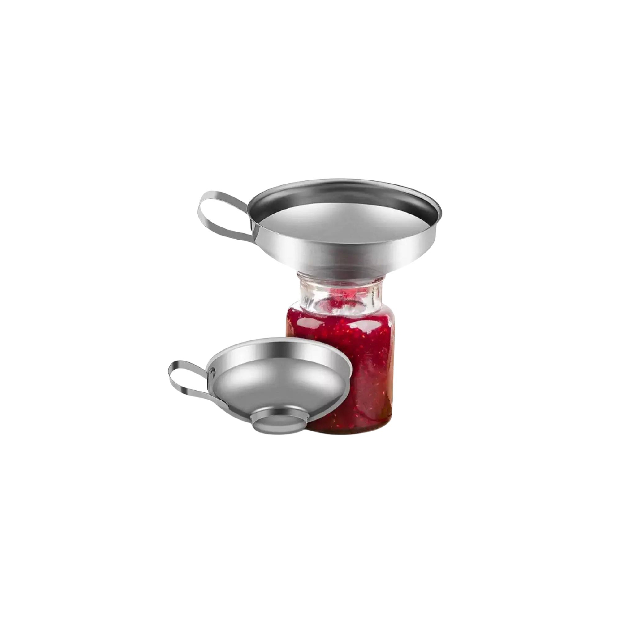 Kitcheniva Stainless Steel Canning Funnel Set 2 Pcs