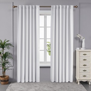 Deconovo Blackout Curtains 2 Panels - 42" W, Back Tab, Room Darkening - 1 of 4