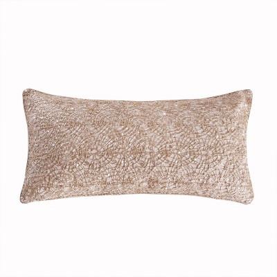 Spruce Natural Gold Overlay Decorative Pillow - Levtex Home