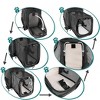 PetAmi Expandable Pet Backpack Carrier for Dog Cat, Airline Approved Travel Hiking Carrying Small Medium Puppy Kitten Extended Back Pack - 3 of 4