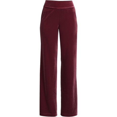 Lands' End Women's Starfish High Rise Wide Leg Pull On Pants