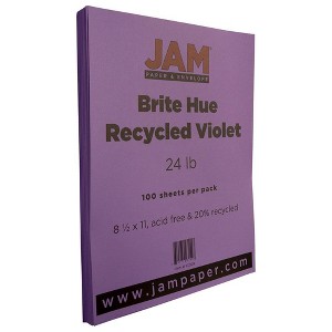 JAM Paper Brite Hue 24lb Paper 8.5" x 11" 100pk - 1 of 3