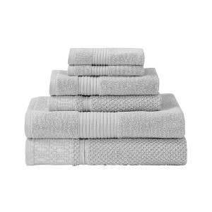 Modern Threads Astra Jacquard 6-Piece Cotton Towel Set - 1 of 4